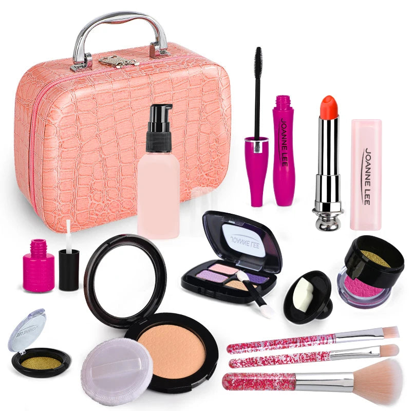 GlamPlay™ Kids Makeup Set 💄🌈 Pretend Beauty Fun