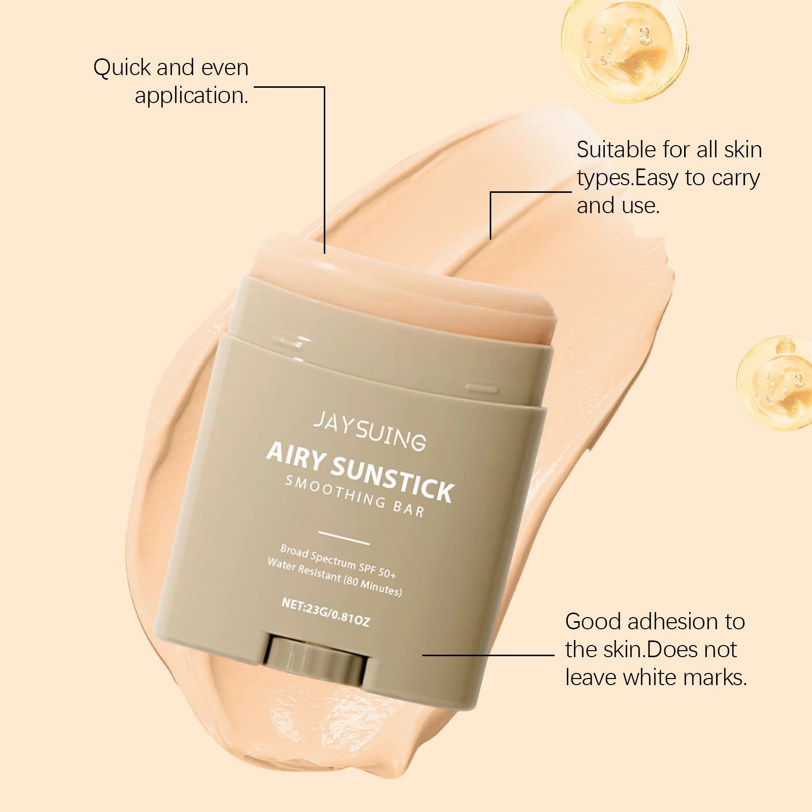 SunVeil™ SPF Stick ☀️✨ — Smooth Sun Protection On-the-Go