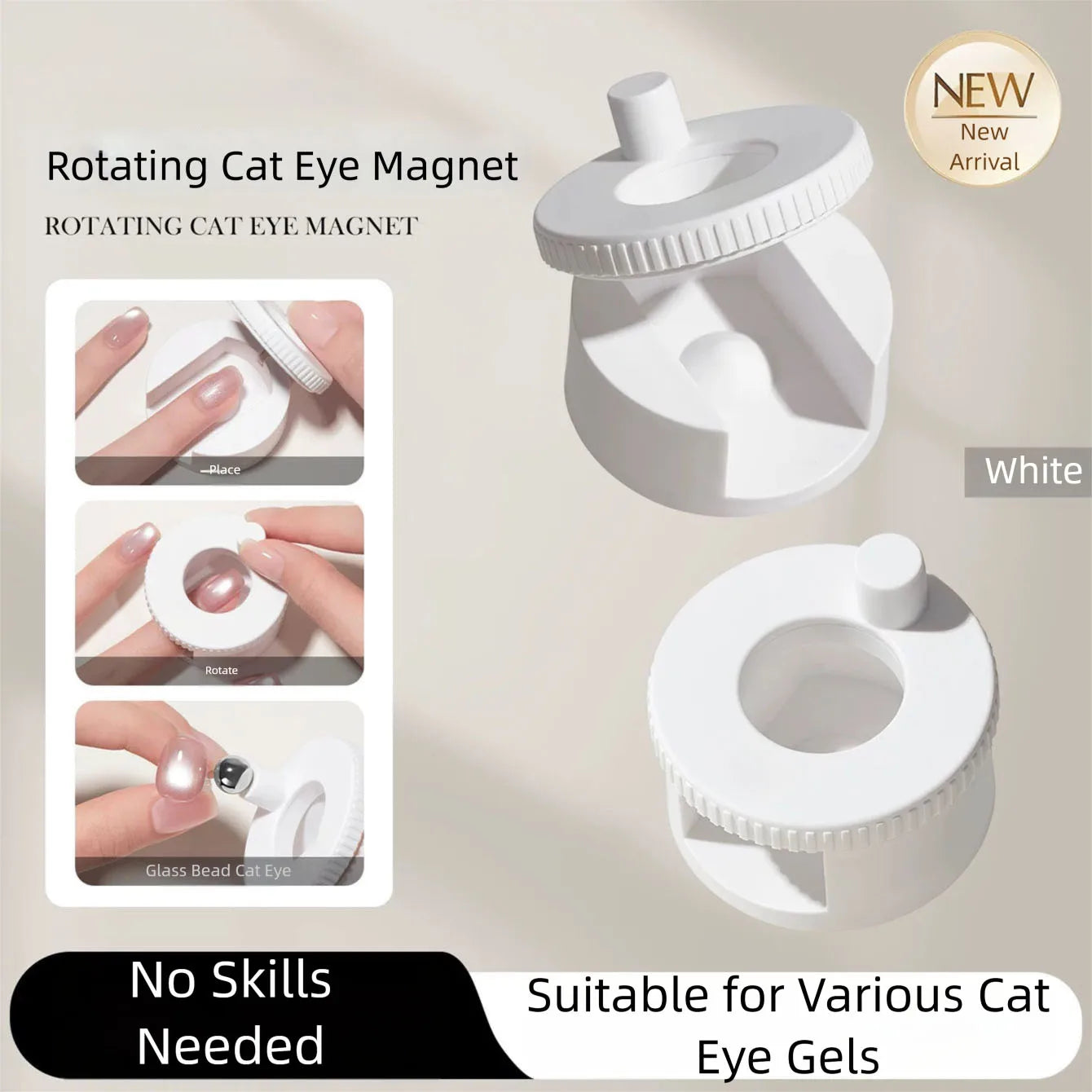CatEyePro™ Magnet Tool 💅🌟 – Create Salon-Style Nails