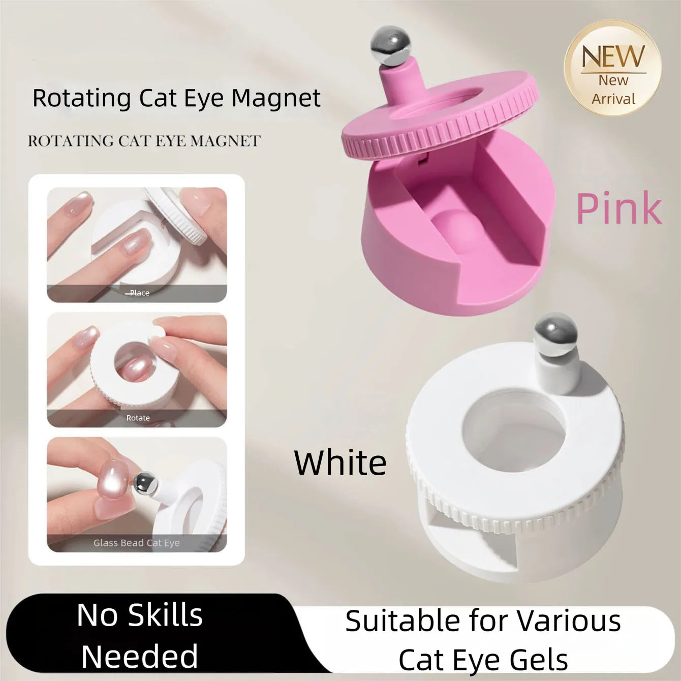 CatEyePro™ Magnet Tool 💅🌟 – Create Salon-Style Nails