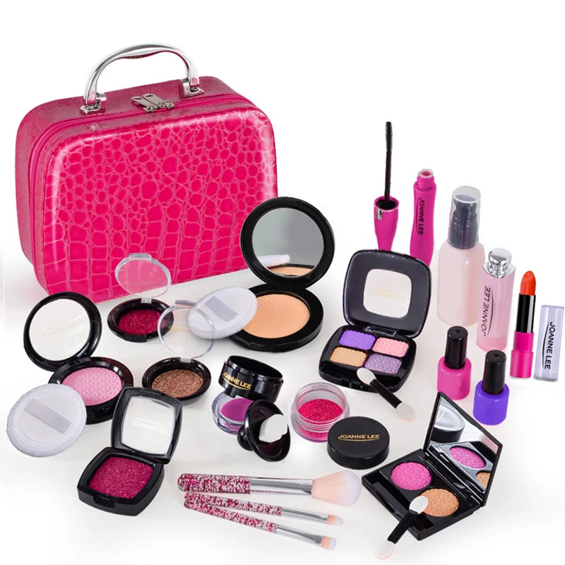 GlamPlay™ Kids Makeup Set 💄🌈 Pretend Beauty Fun