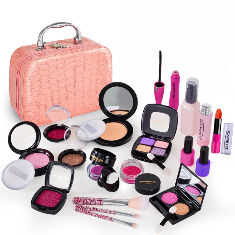 GlamPlay™ Kids Makeup Set 💄🌈 Pretend Beauty Fun