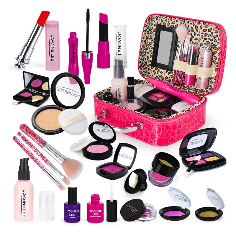 GlamPlay™ Kids Makeup Set 💄🌈 Pretend Beauty Fun