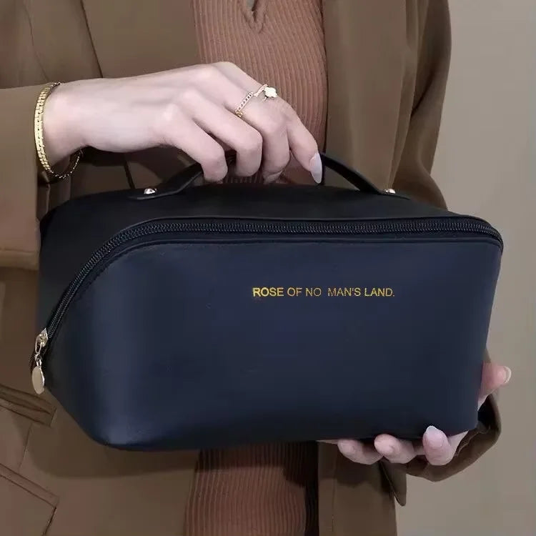 Black Zip Makeup Bag